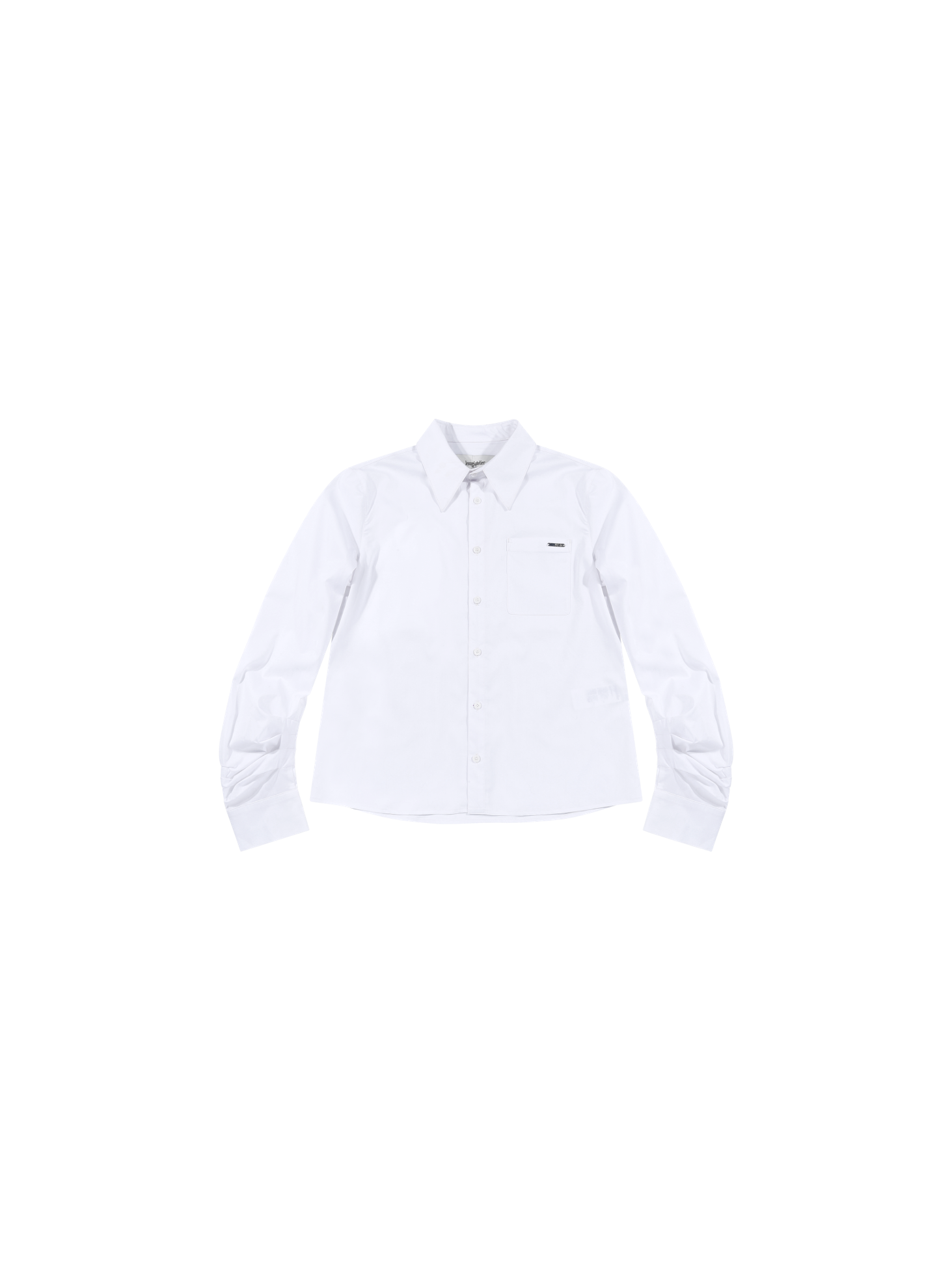 Drape Shirt / White