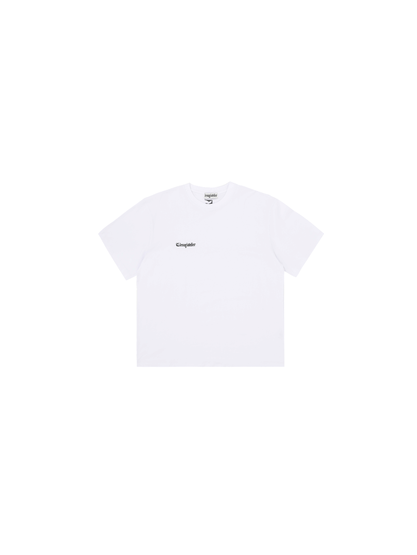 Lesugiatelier Logo Cropped T-Shirt / White