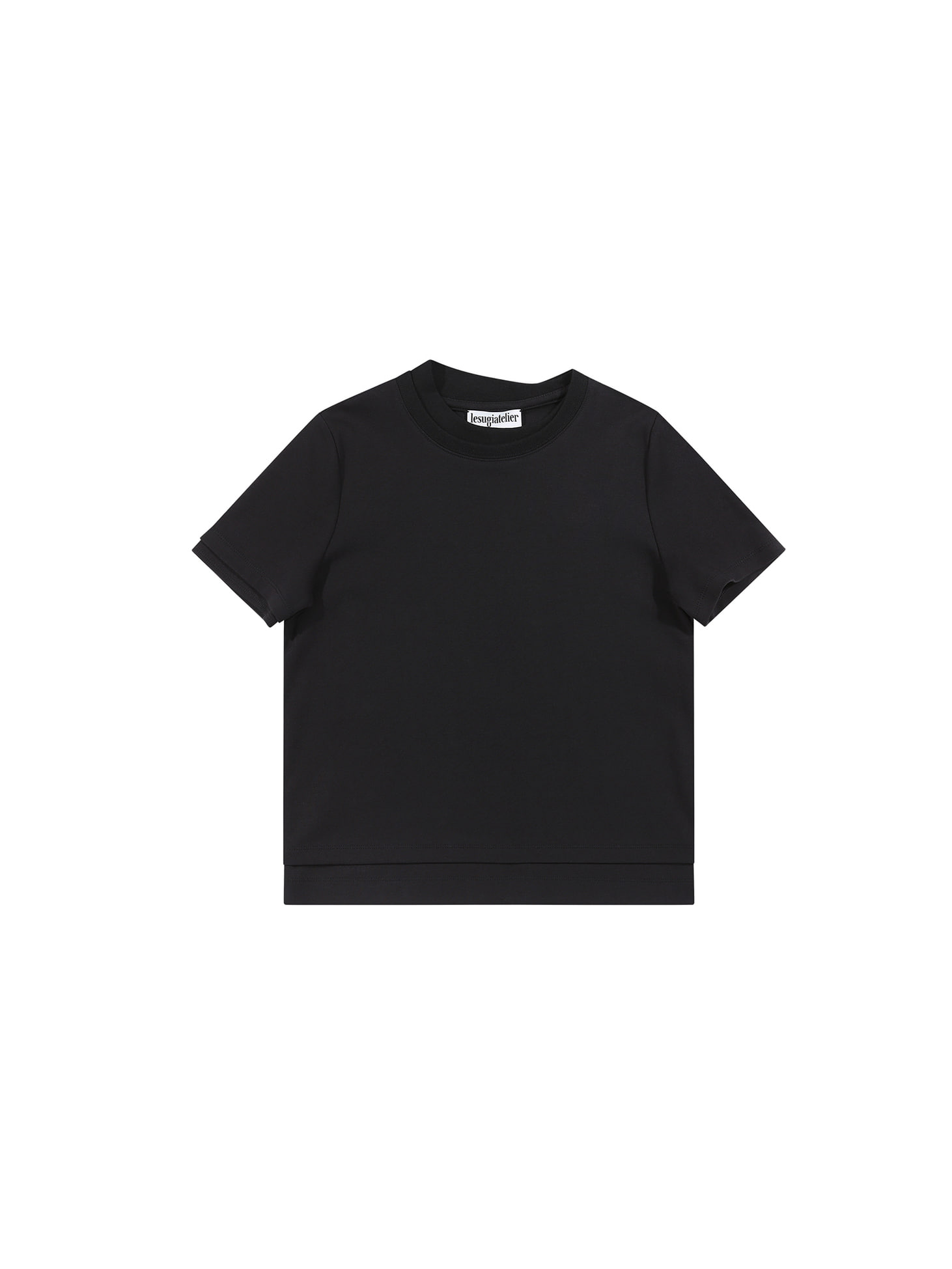 Double edge t-shirt / Black