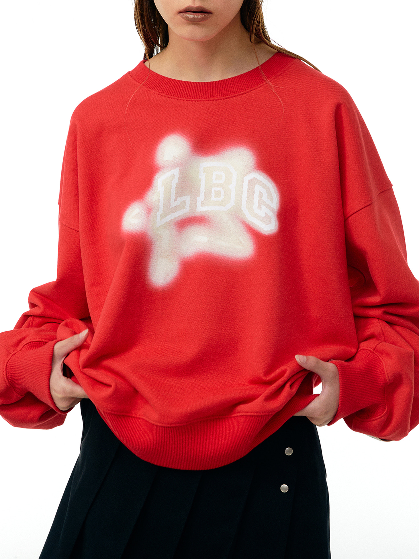Star LBC sweatshirt / Red