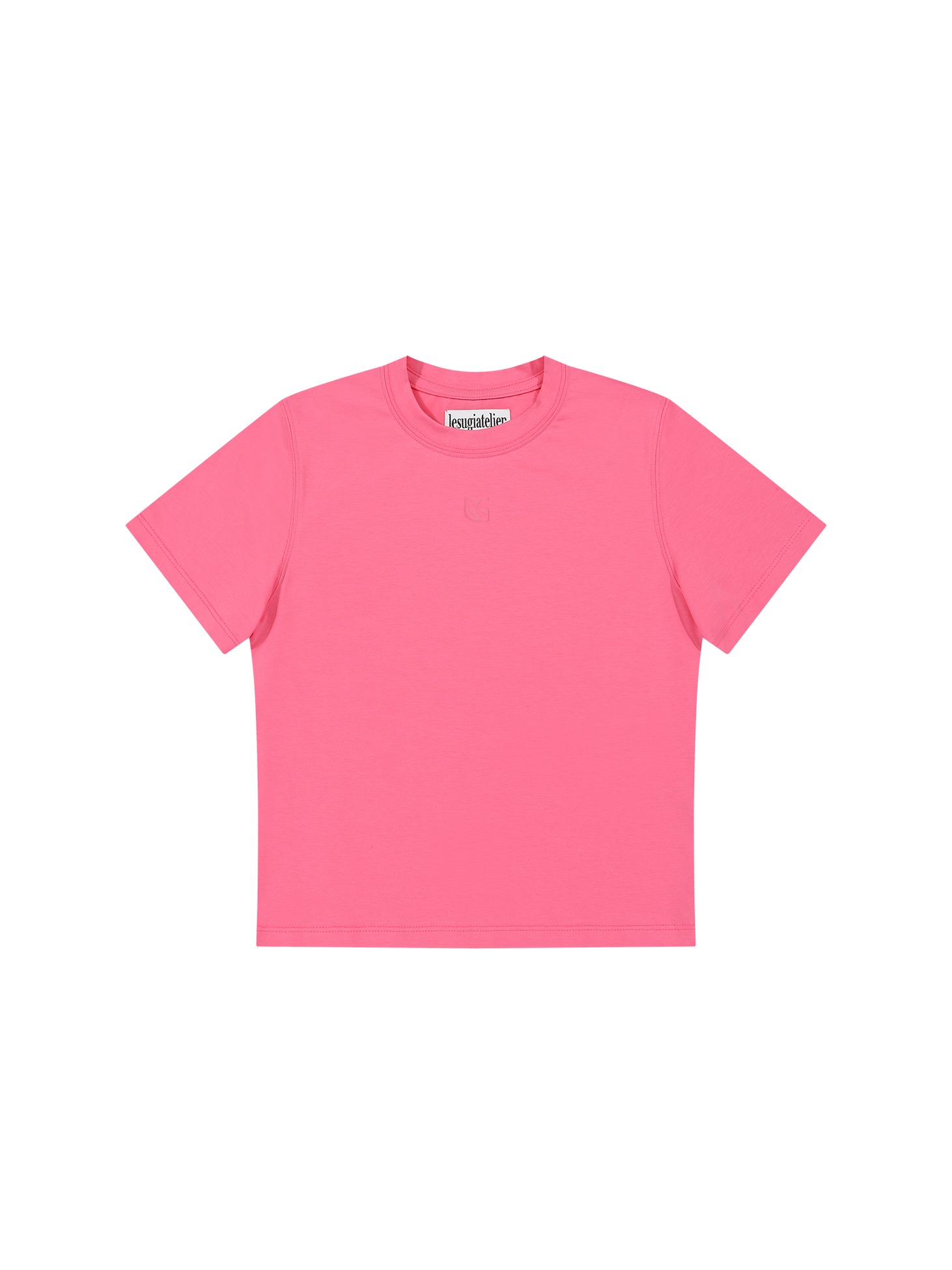 Embossed logo t-shirt / Pink