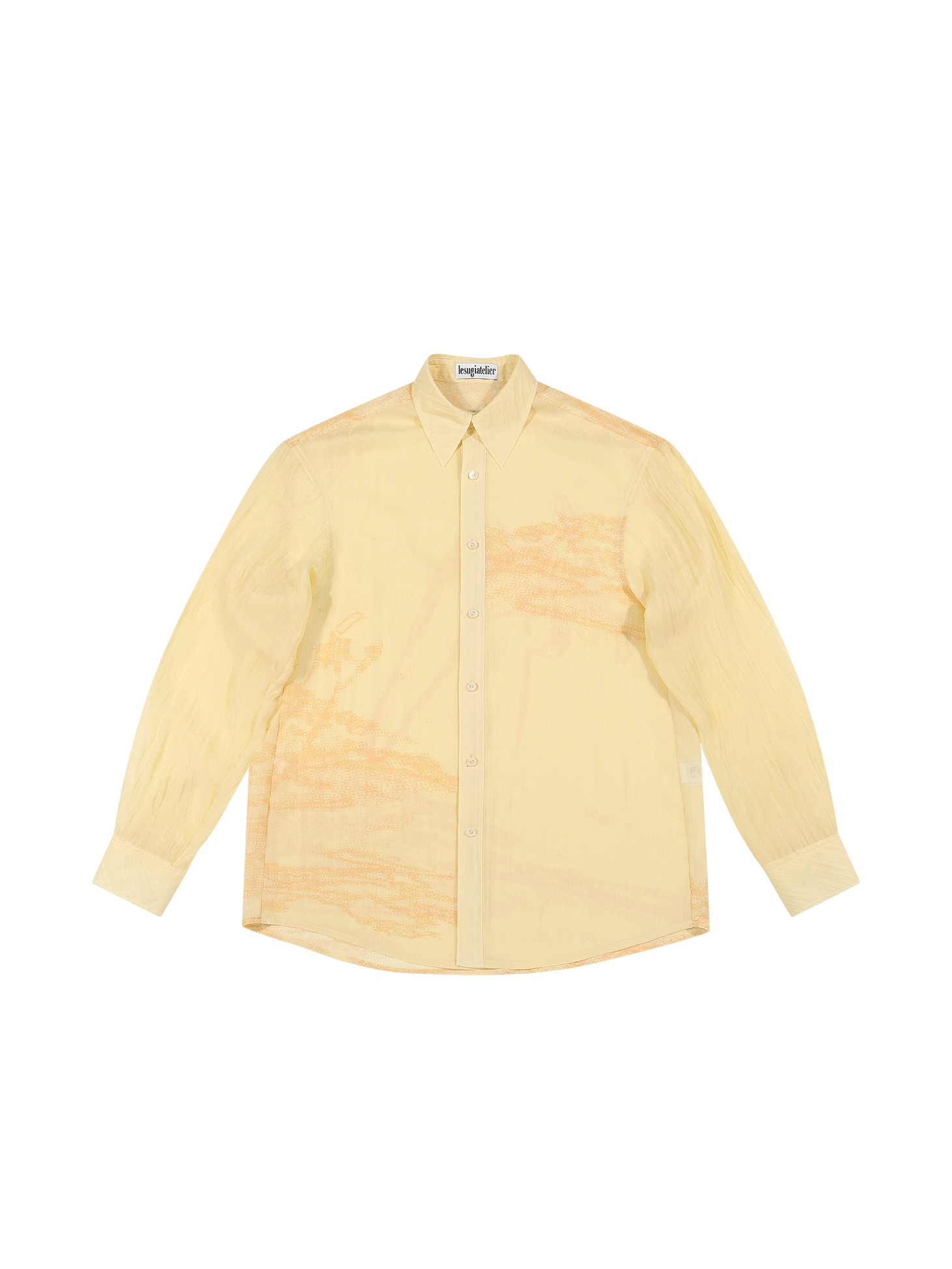 Floral print shirt / Yellow