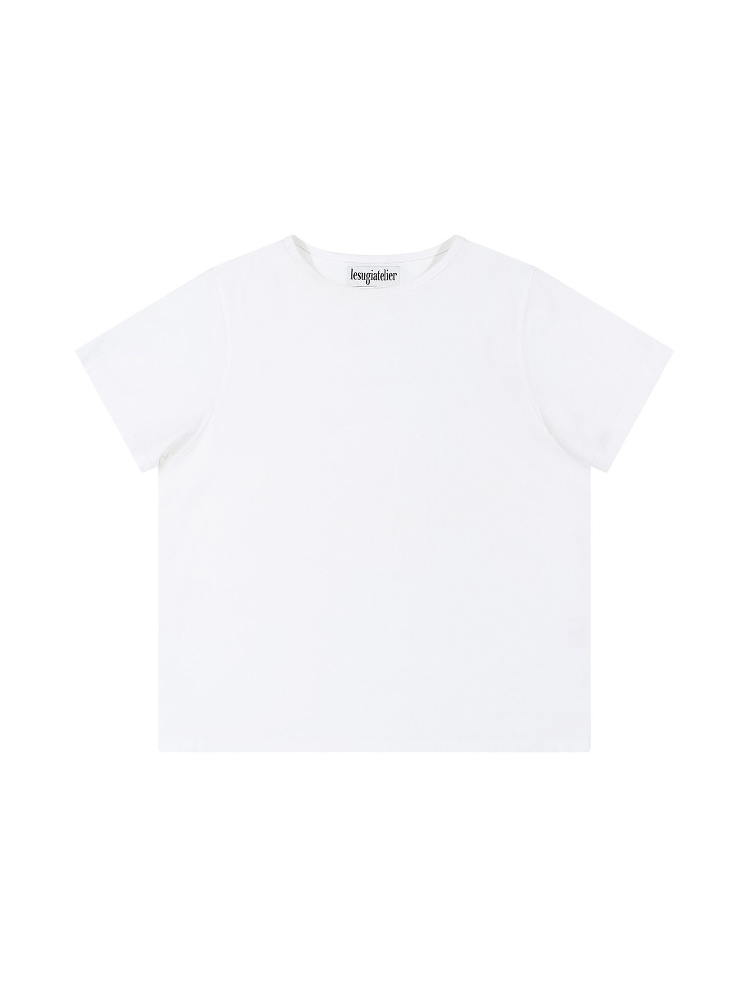 Back cut-out t-shirt / White