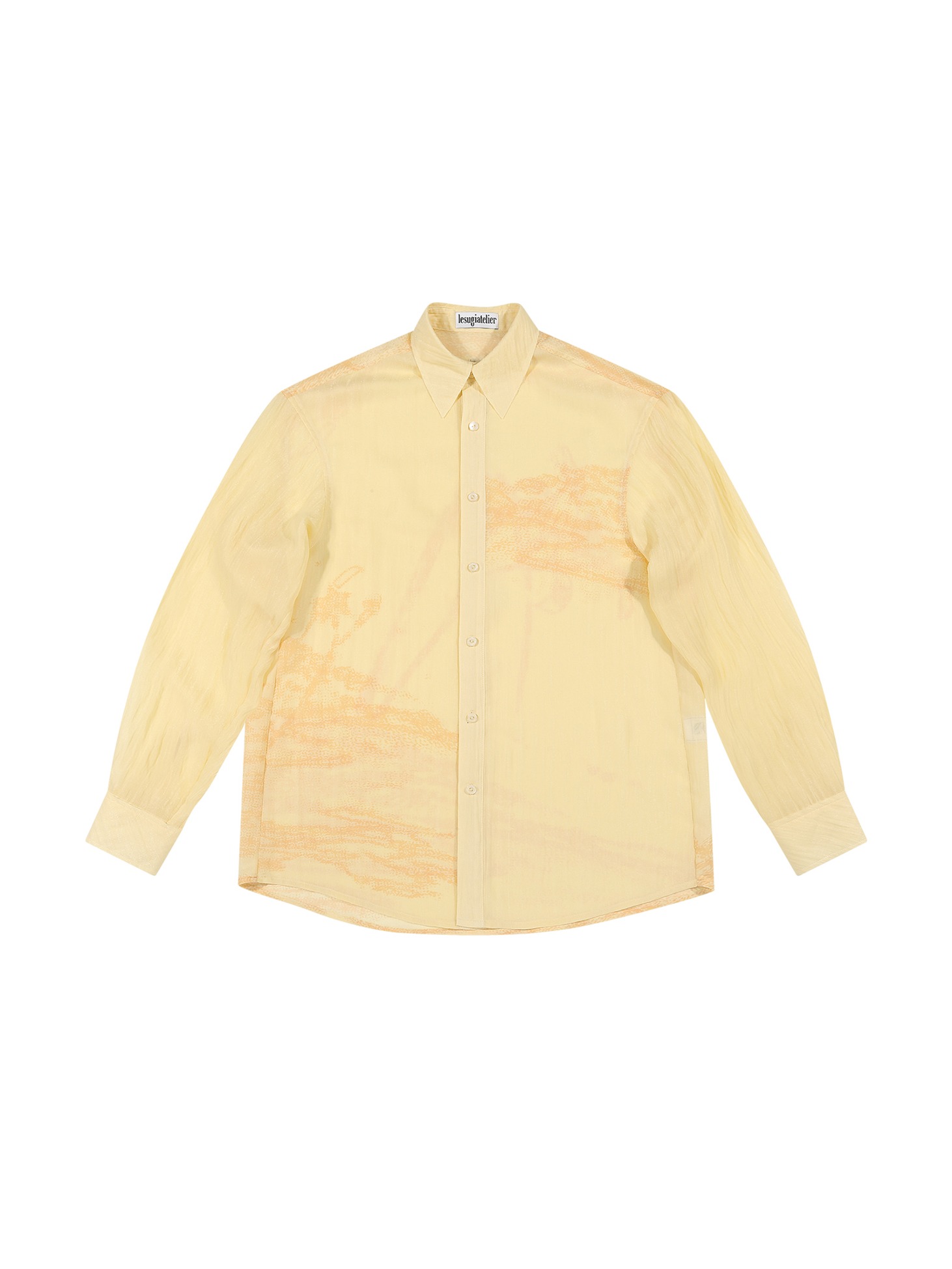 Floral print shirt / Yellow
